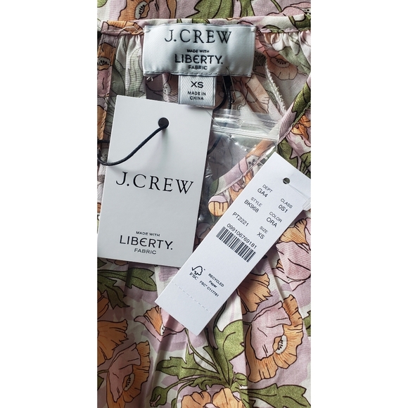 38. J.Crew Smocked-waist mini dress in Liberty® Butterfield Poppy fabric - Picture 4 of 7